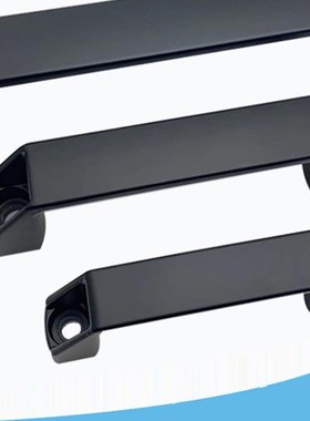 LS522加厚铝合金拉手工业设备配电箱柜门黑色把手90/120/180mm孔