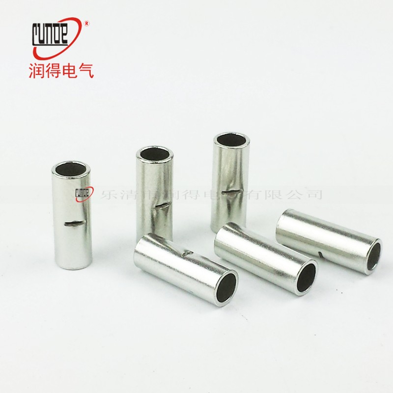 BN3.5 冷压中间裸接头压接线铜鼻子接线端子电线连接管1000只