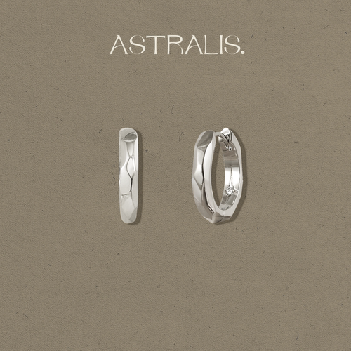 ASTRALIS顽石气质复古通勤耳圈