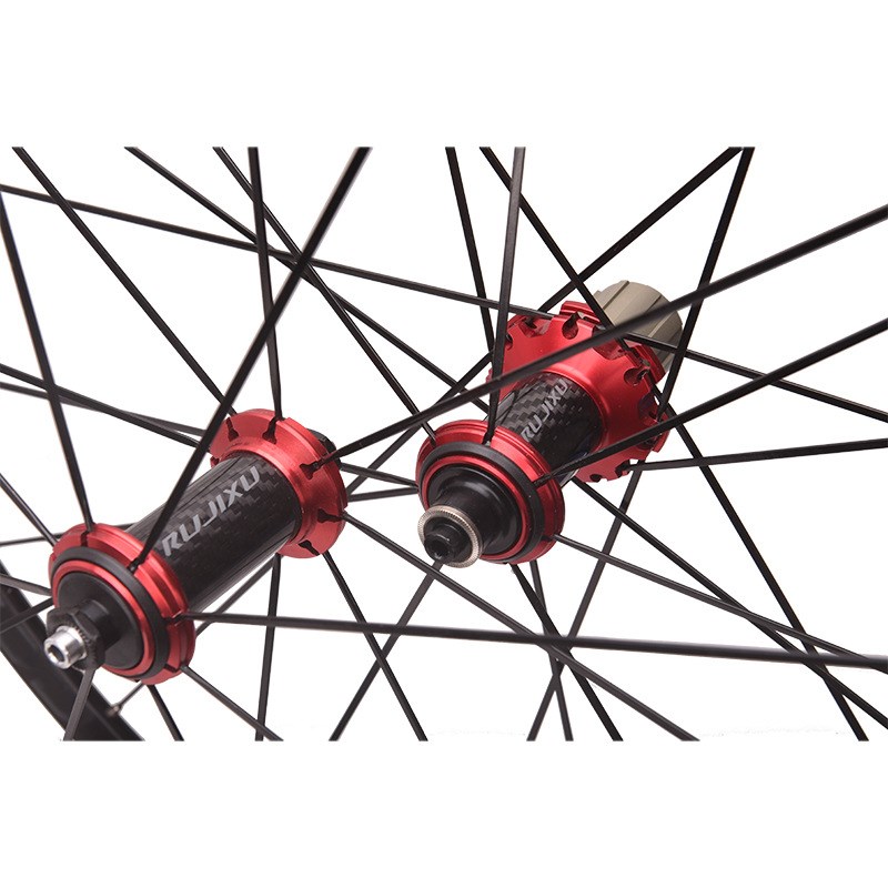 700c 50MM框高RUJIXU锐杰逊直拉破风辐条公O路自行车轮组V/C刹圈
