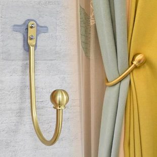 挂窗帘固定器收纳墙钩免打孔挂钩窗帘钩壁勾浴帘墙扣钩子挽绑U型