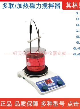 其林贝尔加热磁力搅拌器 GL-3250ABC/GL-5250AC 多联GL-6250B4B6B