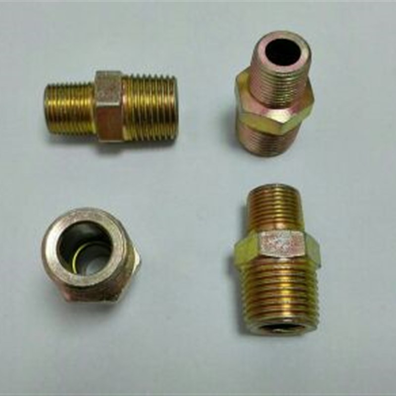 四分变三分铁接头外螺纹一边 三分RC3/8 一边 四分RC1/2 锥牙外丝