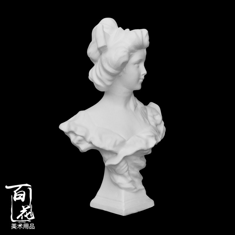 西洋少女石膏雕塑美术绘画摆件素描静物家具装饰摄影背景装饰