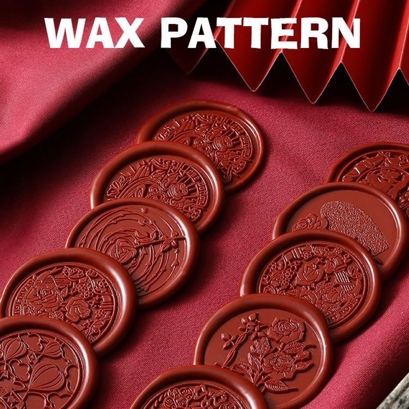 七夕节火漆铜头情人节火漆印章火漆蜡礼物包装手工DIY白色情人节