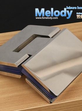 Me-H135浴室夹/玻璃夹/玻璃门铰链/淋浴房合页/精铸实心304不锈钢