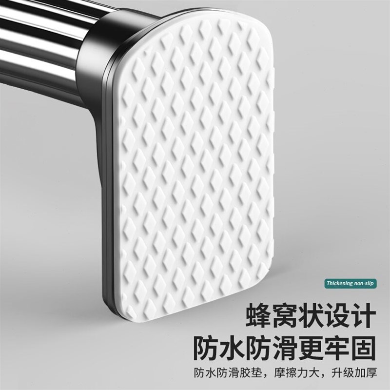 杆宿舍可伸缩固定免打孔内晾衣杆支撑架衣通杆衣橱衣柜杆挂衣杆横