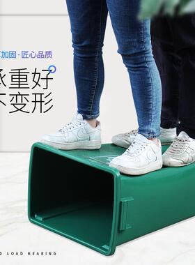 大号户外带盖摇盖式垃圾箱家用厨房筒室外长方形塑料垃圾桶商用小