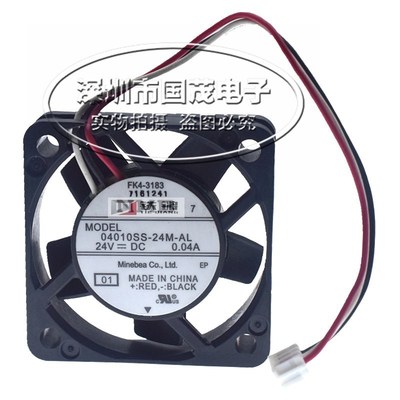 04010SS-24M-AL全新 4010风扇 24V 4CM/厘米散热风扇静音0.04A