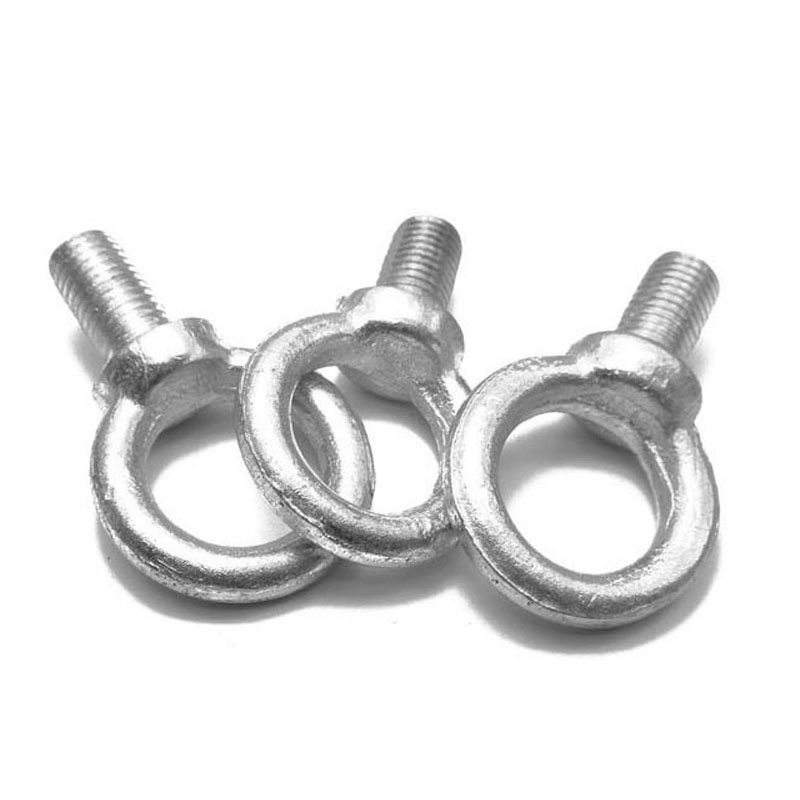 4.8级镀锌 吊环螺丝  圆环 螺母吊环五金索具吊环M6M8M10M12-M24