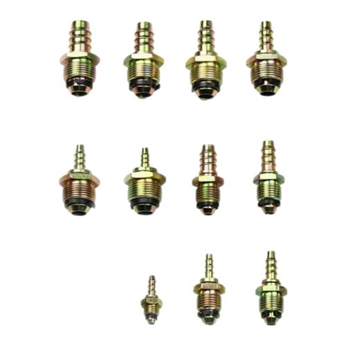 新品奥威豪沃德龙外螺纹连接分泵管卡气管油管接头尼龙管快插弯头