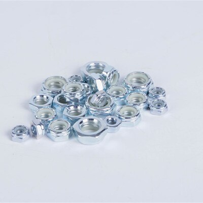 美制镀锌尼龙自锁螺母薄型螺母ANSI/ASME B18.16.6防松螺帽
