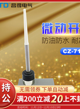 昌得CNTD限位行程微动开关CZ-7166银触头自复位TZ-7166 AZ-7166
