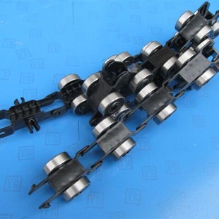 运良电梯配件通力回转链扶梯扶手带滑轮组件黑色17节回转链830长