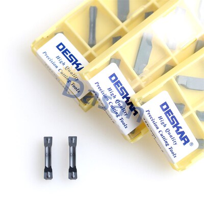 戴斯卡数控切槽刀片TDC 300/400 LF6018 不锈钢钢件通用双头切断