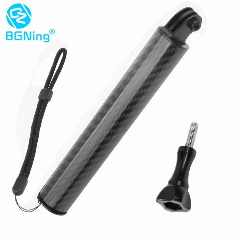 BGNing碳纤浮力手柄手持摄影漂浮棒自拍杆适用GoPro11系列大疆360