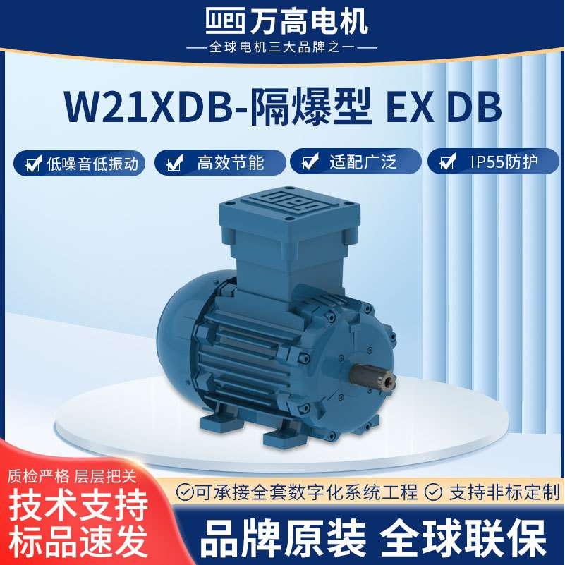 W21Xdb-隔爆型Ex db电机气体粉尘防爆电机煤矿油漆房车间专用电机