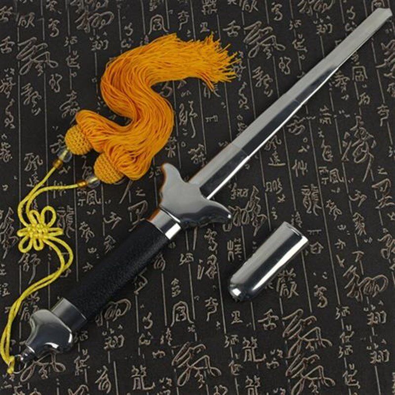 太极伸缩剑全金i属不锈钢健身折叠表演道具剑收缩男女晨练剑加重