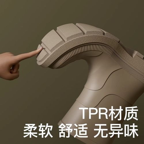 儿童雨鞋防滑水鞋男童加厚耐磨女孩学生女生上学雨靴女款胶鞋