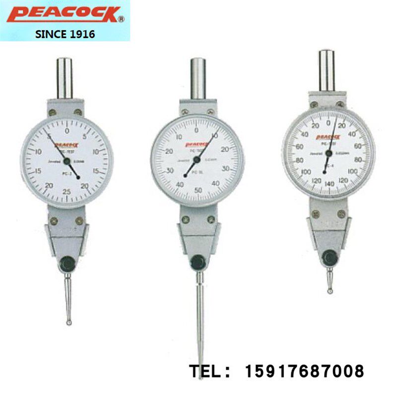原装进口 日本PEACOCK孔雀牌PC-2杠杆千分表PC-1B/PC-4