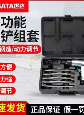 世达气铲组套气动锤气锤工具多功能强力除锈用套装气动工具02571