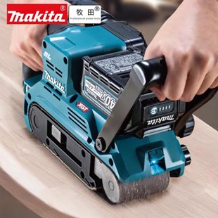 Malita牧田BS001G充电式 砂带机40V锂电无线大功率木工打磨抛光机
