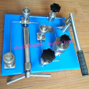 JDJYT 液压泵水压油压校准器压力源 9900压力校验台手动压力泵台式