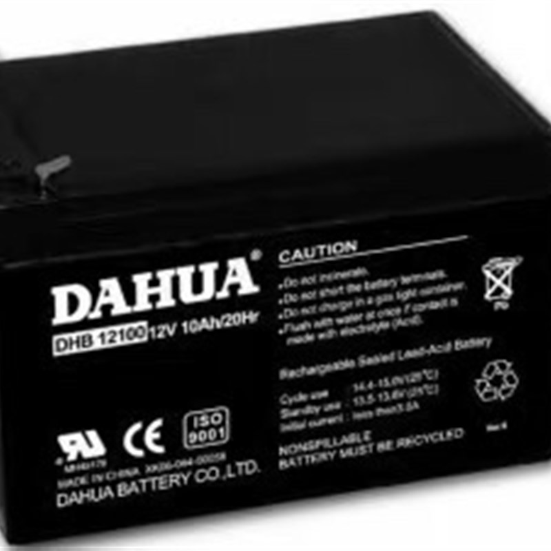 大华蓄电池DHB12100/12V10AH 电梯/消防/铅酸/免维护 UPS/EPS电源