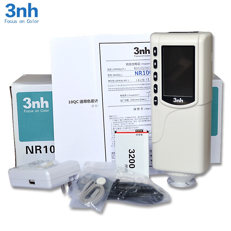 3nh三恩驰SC-10色差仪颜色检测仪器分光测色仪比色色差计NR10QC