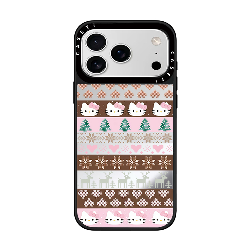 CASE费尔岛雪花凯蒂猫C家适用iPhone苹果17promax手机壳Air/16plus潮15/14明星同款潮牌13磁吸12华强北代购