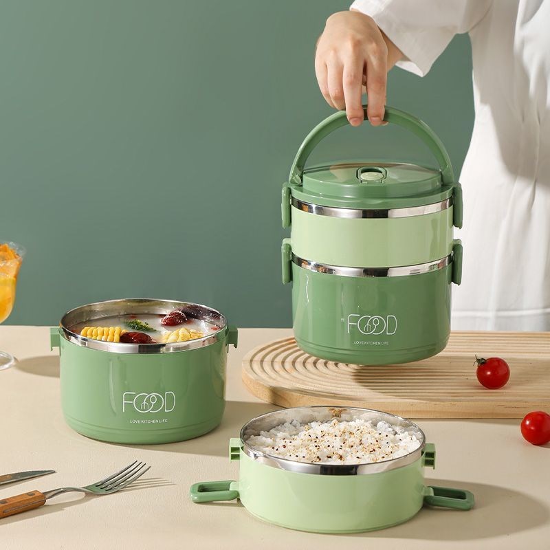 Insulated lunch box and insulatIed bucket饭盒学生专用初中生