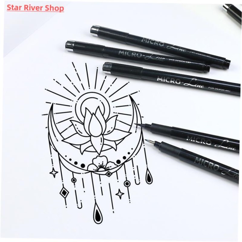 Calligraphy Hand Lettering Pens, Pigment LiOner Micron Pen S