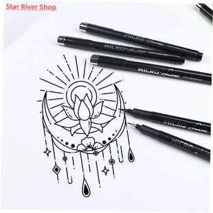 Calligraphy Hand Lettering Pens, Pigment LiOner Micron Pen S