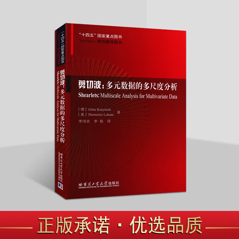 剪切波多元数据的多尺度分析剪切波和几何学大学生研究生数学科学电子信息等工程技术专业人员学习资料书哈尔滨工业大学出版社