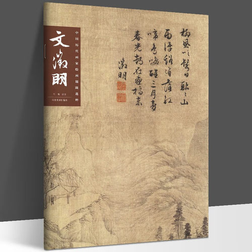 中国历代画家绘画题跋选粹文徵明文征明国画书法赏析书籍中国历代画家绘画题跋选粹名家书法河南美术出版社