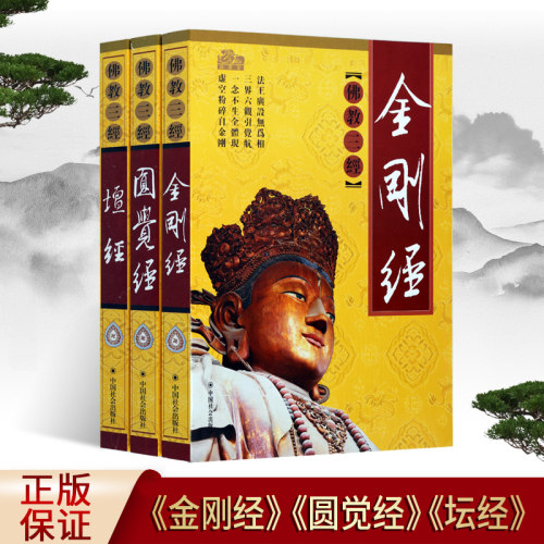 佛教三经 金刚经坛经圆觉经 佛经佛家佛教佛学书籍檀经略说 直解讲记讲义译注白话原文校释 佛禅经书经典