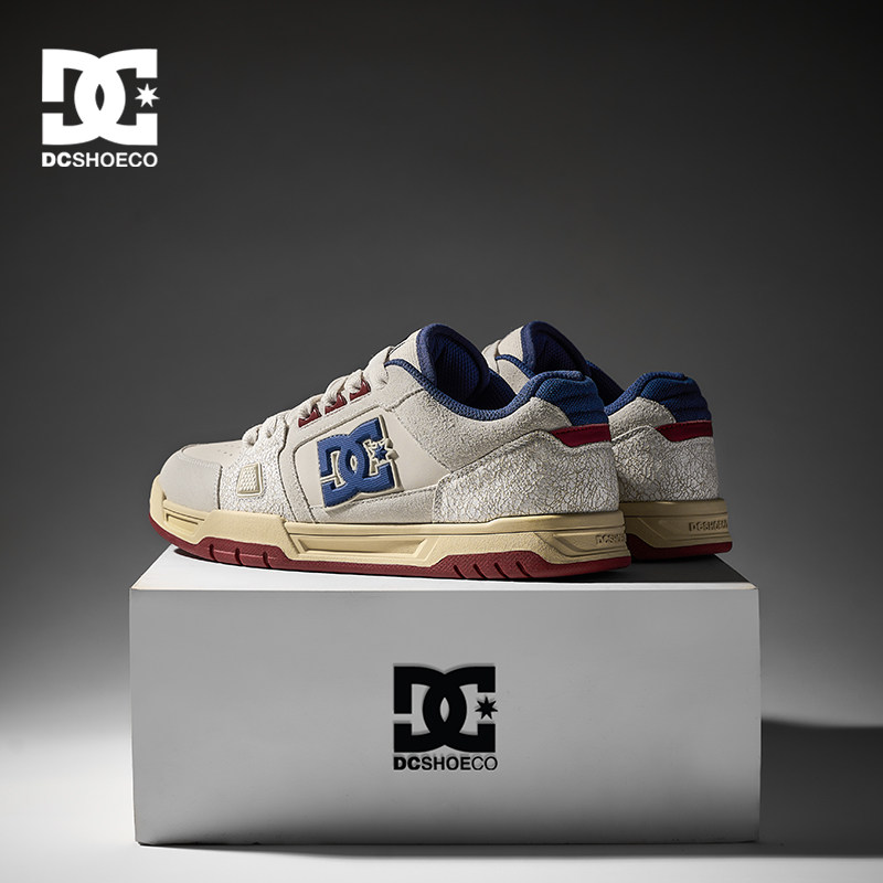 DCSHOES爆裂纹板鞋男2026夏季新款鞋子男滑板鞋男款运动休闲男鞋