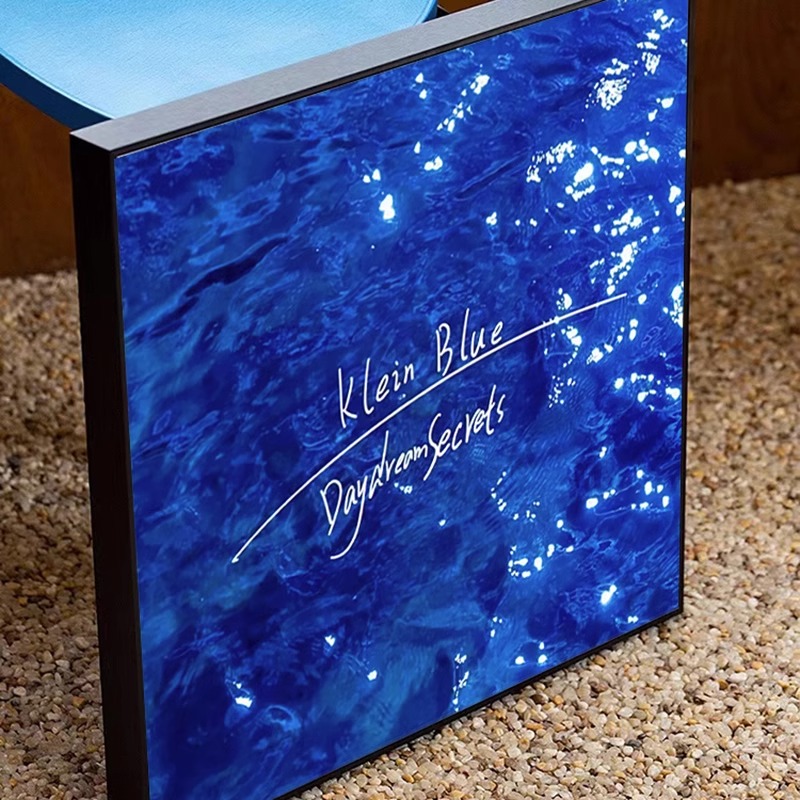 高级感克莱因蓝钻石画2023新款客厅满钻海水艺术创意小众十字绣5d