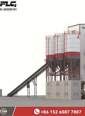 混凝土搅拌站设备厂家 HZS180型免基础南方路机JS3000搅拌机