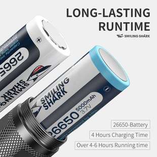 Rechargeable long-range laser outdoor strong light flashligh