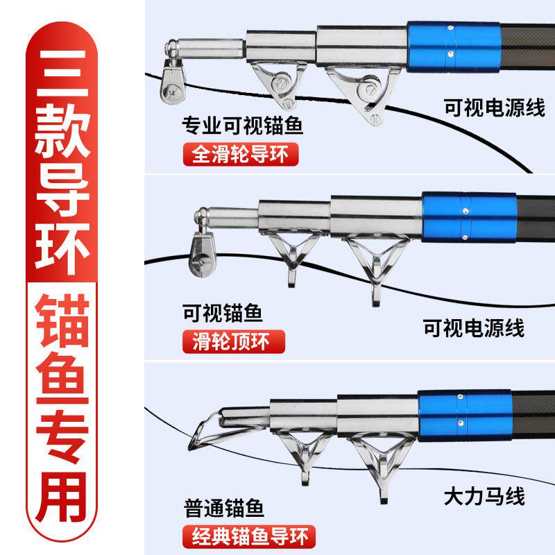 锚鱼竿挂锚杆用可视专用轻量化sdlgt专业专远投物竿鱼竿武斗巨猫