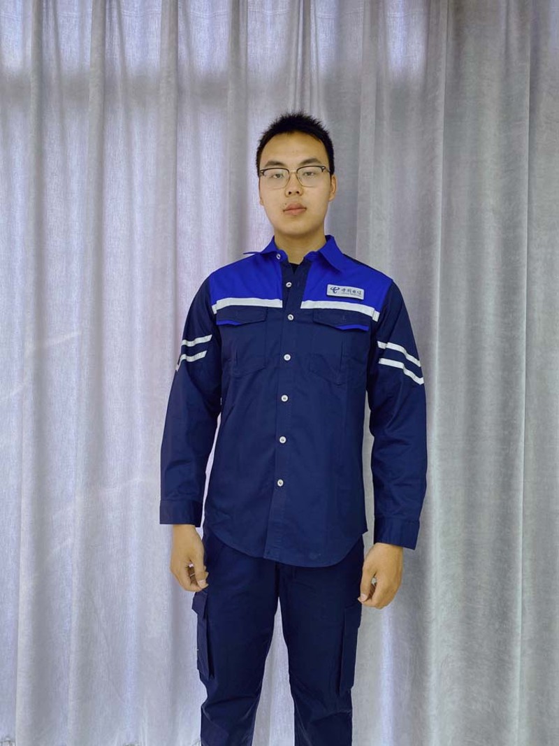 2021新款f电信公司光纤网线安装维护员工制服装维人员夏秋季工作
