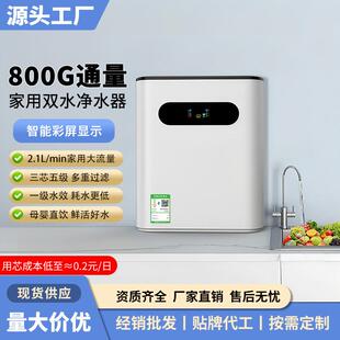 新款 净水器RO反渗透膜纯水机家用厨房800G大流量自来水过滤直饮机