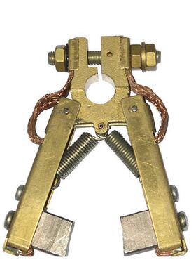 人字碳刷架电刷架厂家定 制集电环配套铜碳刷 电动工具碳刷架