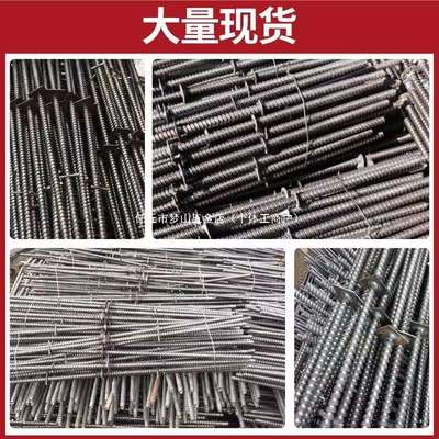 止水螺杆三段式m12m14m16国标防水对拉丝杆通丝木工模板穿墙螺栓