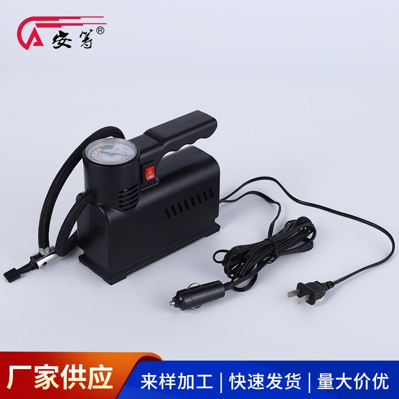 汽车打气指针款充气泵两用车载打气泵测胎压车用充气泵