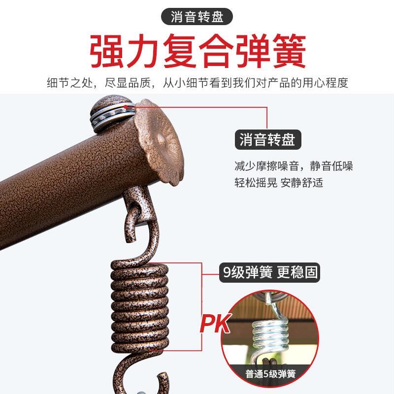 藤朝吊椅室内吊床家用吊兰摇椅秋千摇篮椅单人阳台懒人吊篮藤椅