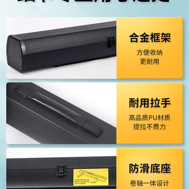 CVAOJUV黑色背景布摄影手提便携移动地拉幕易拉可升降式背景架直