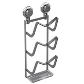 甄选供应吸盘款 多功能厨房置物架砧菜板收纳锅盖 双锅盖架子壁挂式