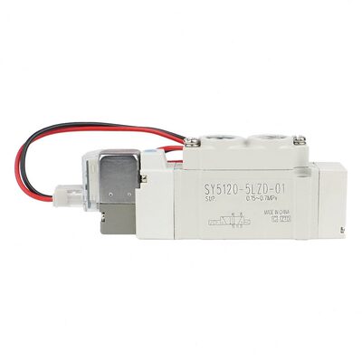 甄选SMC型电磁阀SY3120/SY5120/SY7120-5LZD-02二位五通DC24气阀A